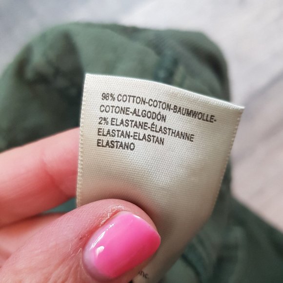 Free People Jayde Corduroy Flare Jeans 27 UK 8 Green High Rise We The Free BN - Picture 11 of 12